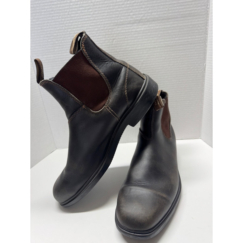 Blundstone 062 Chelsea Boots Brown‎ Leather Mens Size 12 AU/UK Dress Boot